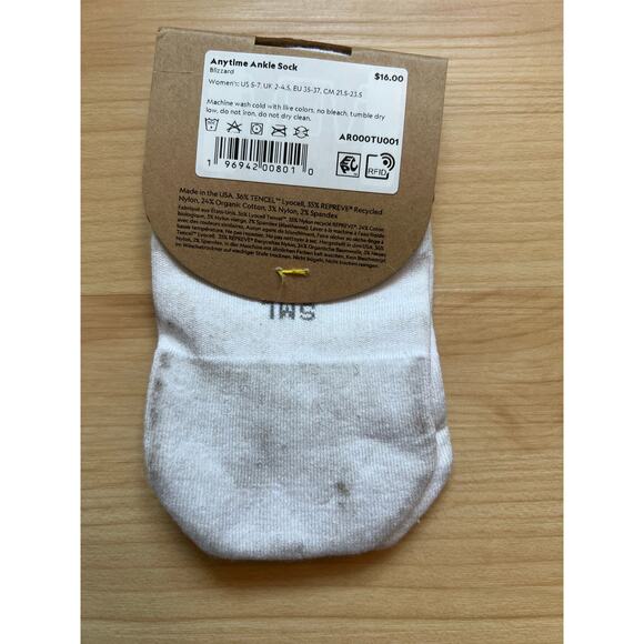 1-Pack Allbirds Anytime Ankle Sock - Picture 2 of 2